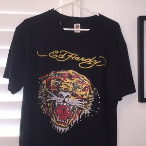 Men’s ed hardy tiger T-shirt